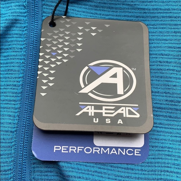 Mens Ahead Extreme1/4 ZIP Blue Pullover Shirt XXL - Picture 4 of 4